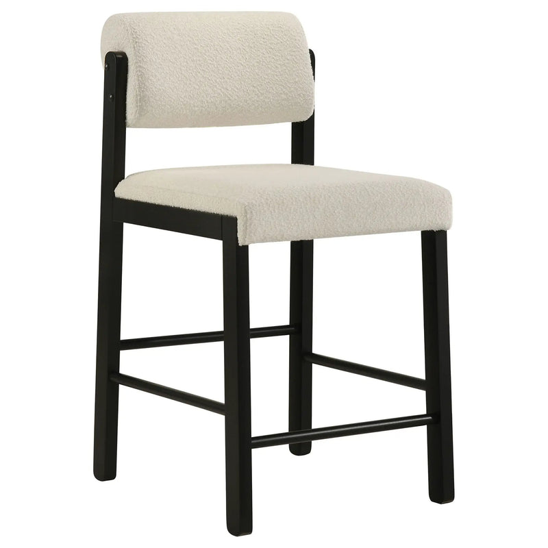 Hamlyn 5-piece Round Wood Counter Height Dining Set Cream and Black by Unique Piece Furniture