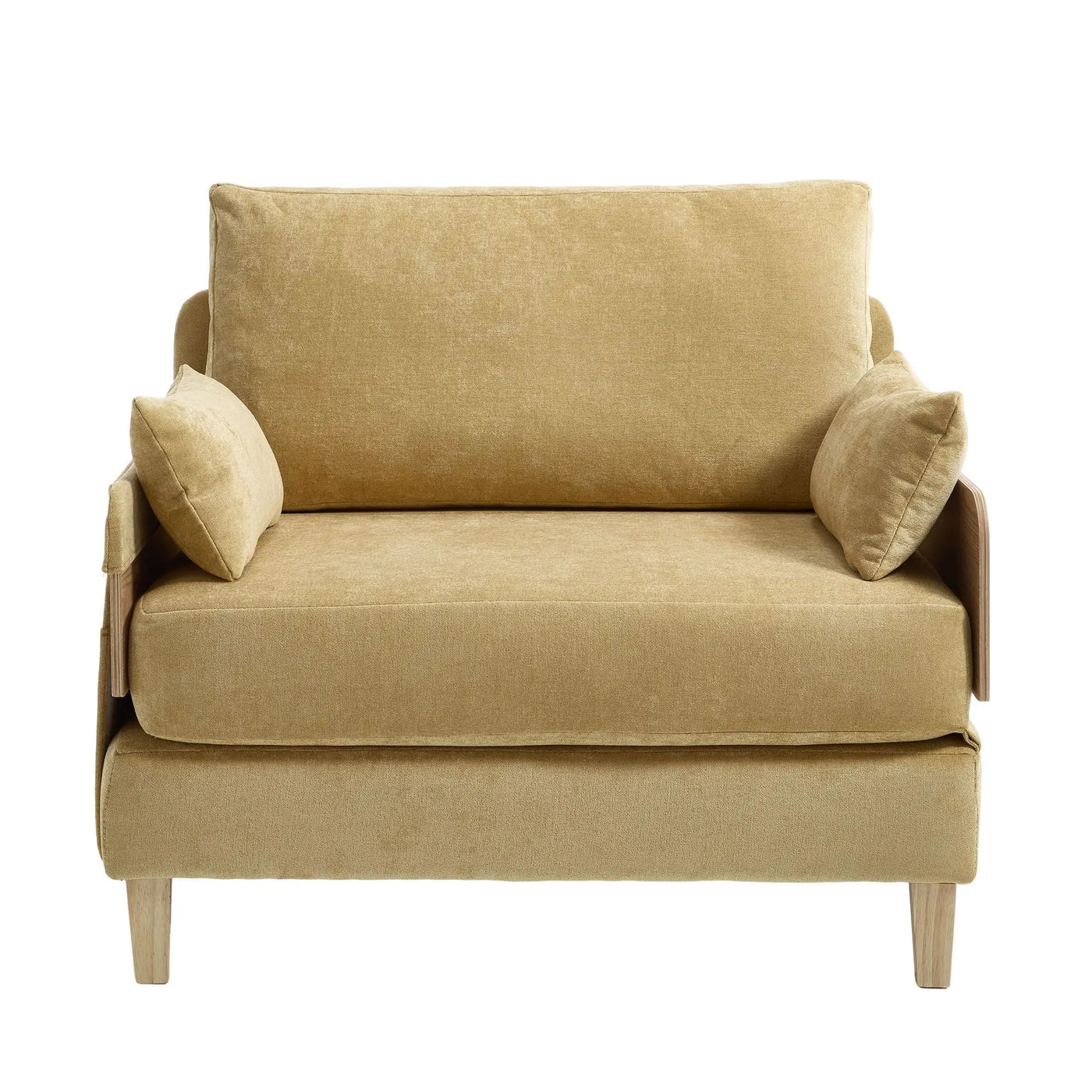 Mid Century Modern Foldable Sofa Bed, 3 In 1 Convertible Sleeper With 3 Pillows by HouseOfZazla