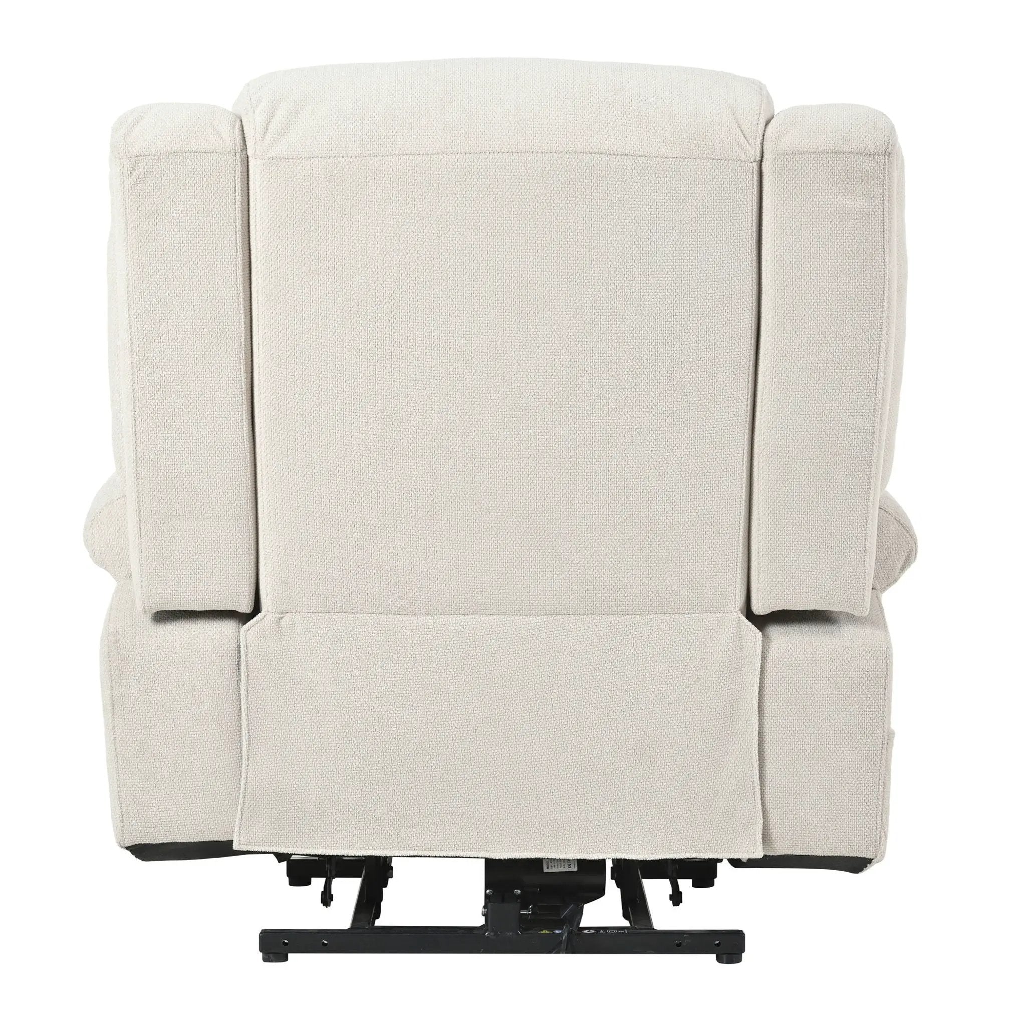 Power Lift Recliner Chair With Extended Footrest, Remote Control, Cup Holders, And Side Pockets by HouseOfZazla