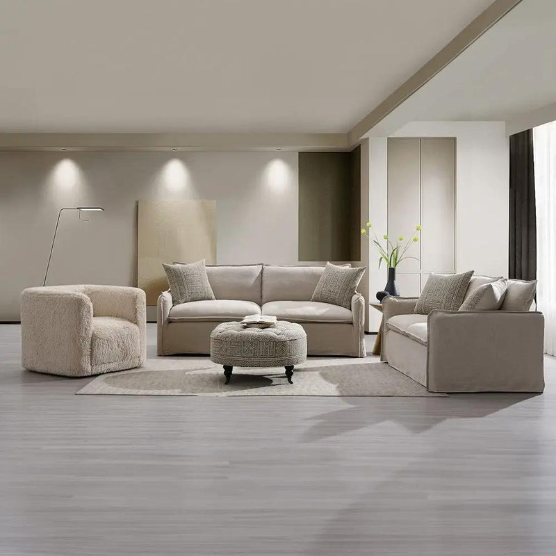 Upendo - Ottoman With Caster - Pattern Fabric by Unique Piece Furniture