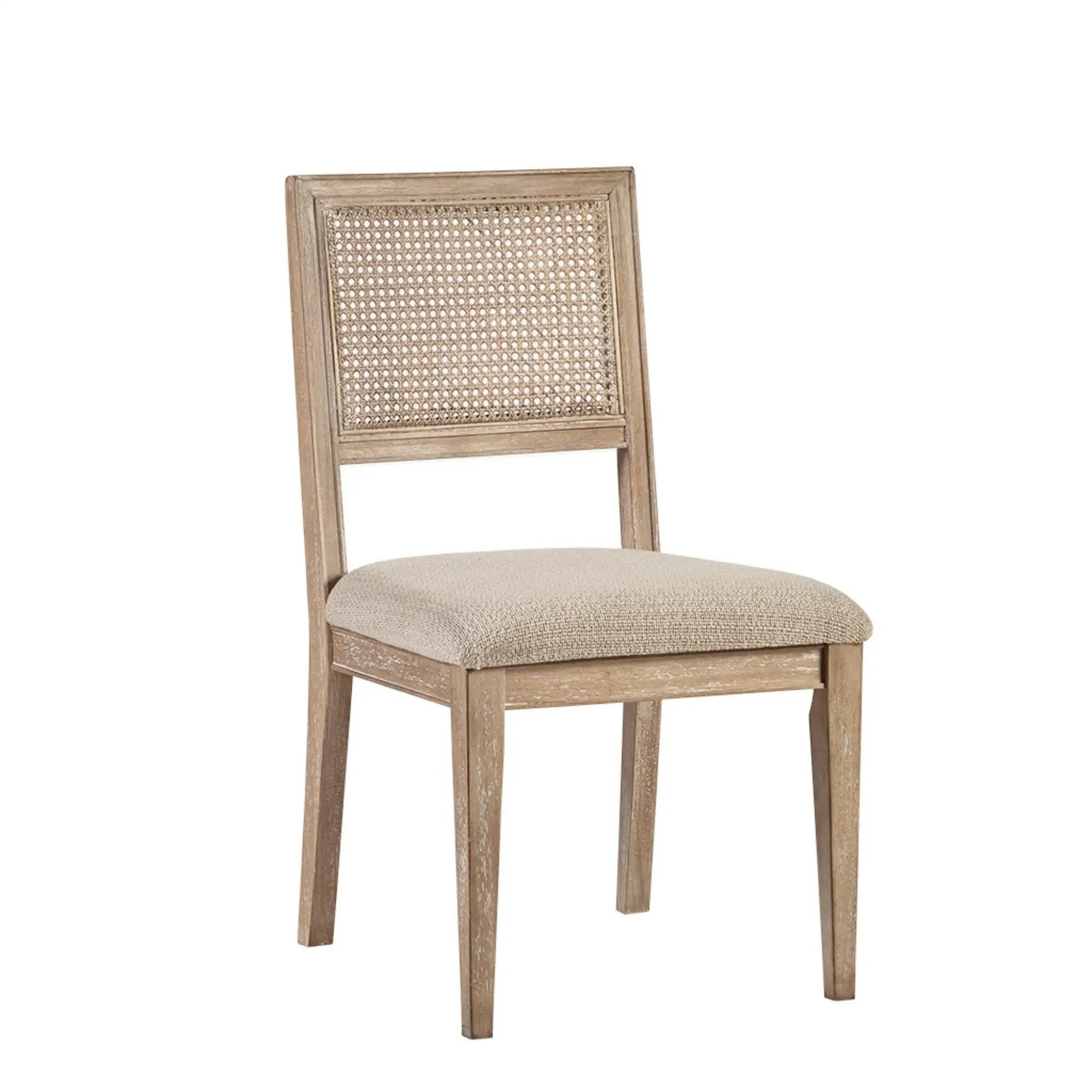 Modern Armless Dining Chair With Cane Back (Set of 2) by Unique Piece Furniture