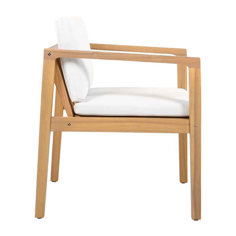 Outdoor Dining Chairs (Set of 2) with Acacia Wood Frame by HouseOfZazla