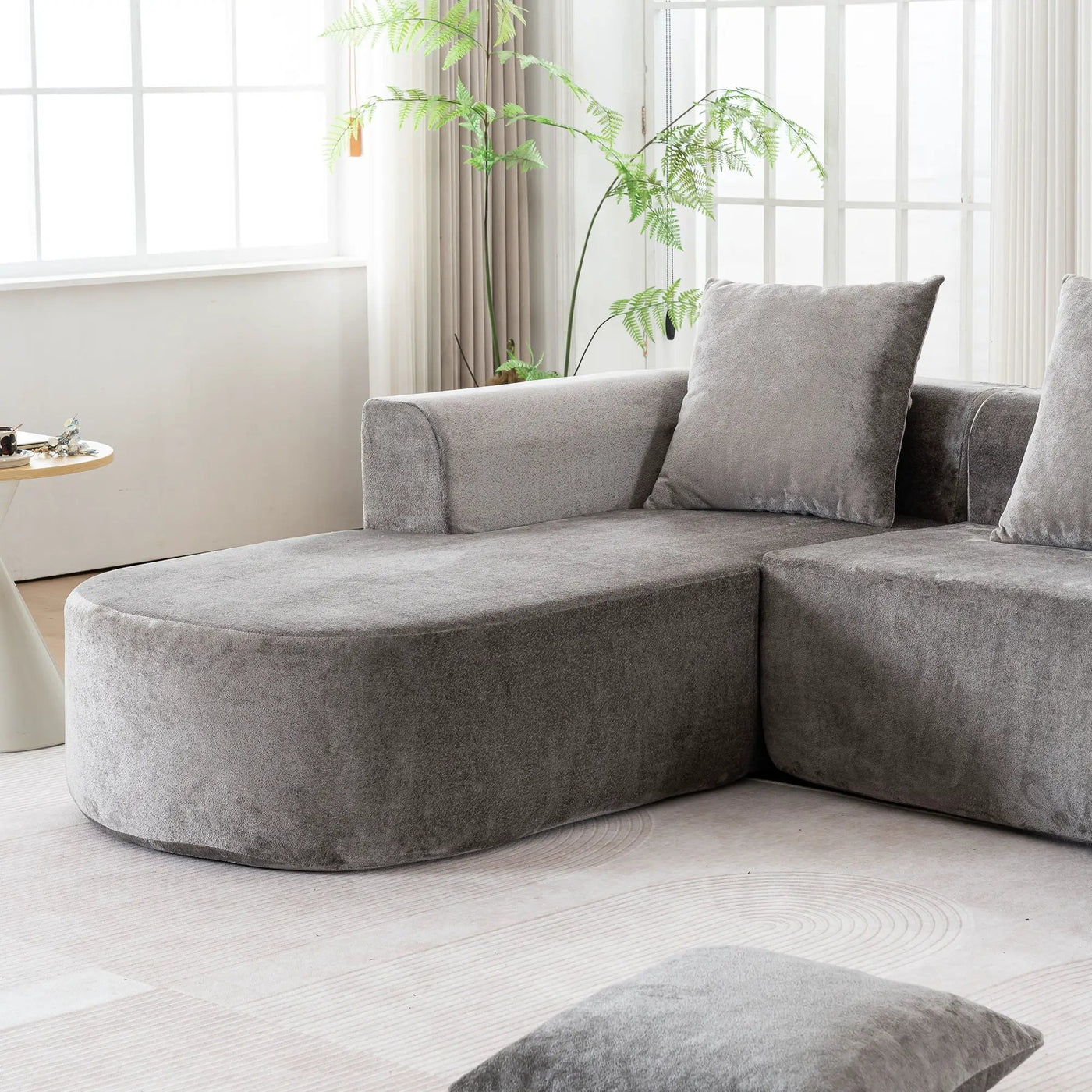 Modular Sectional Sofa With L Shape Chaise With Deep Seat by Unique Piece Furniture