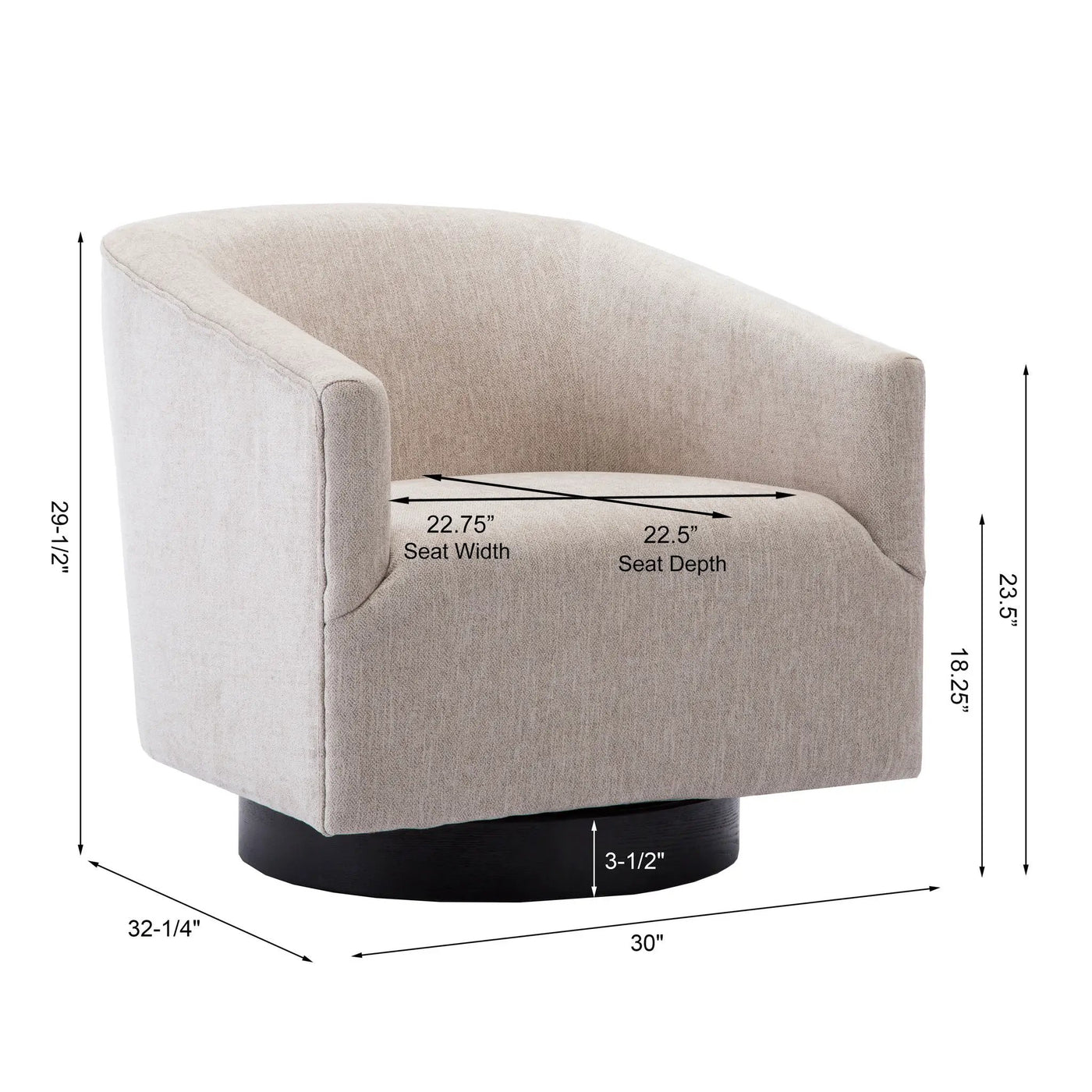 Garland - Swivel Chair by HouseOfZazla