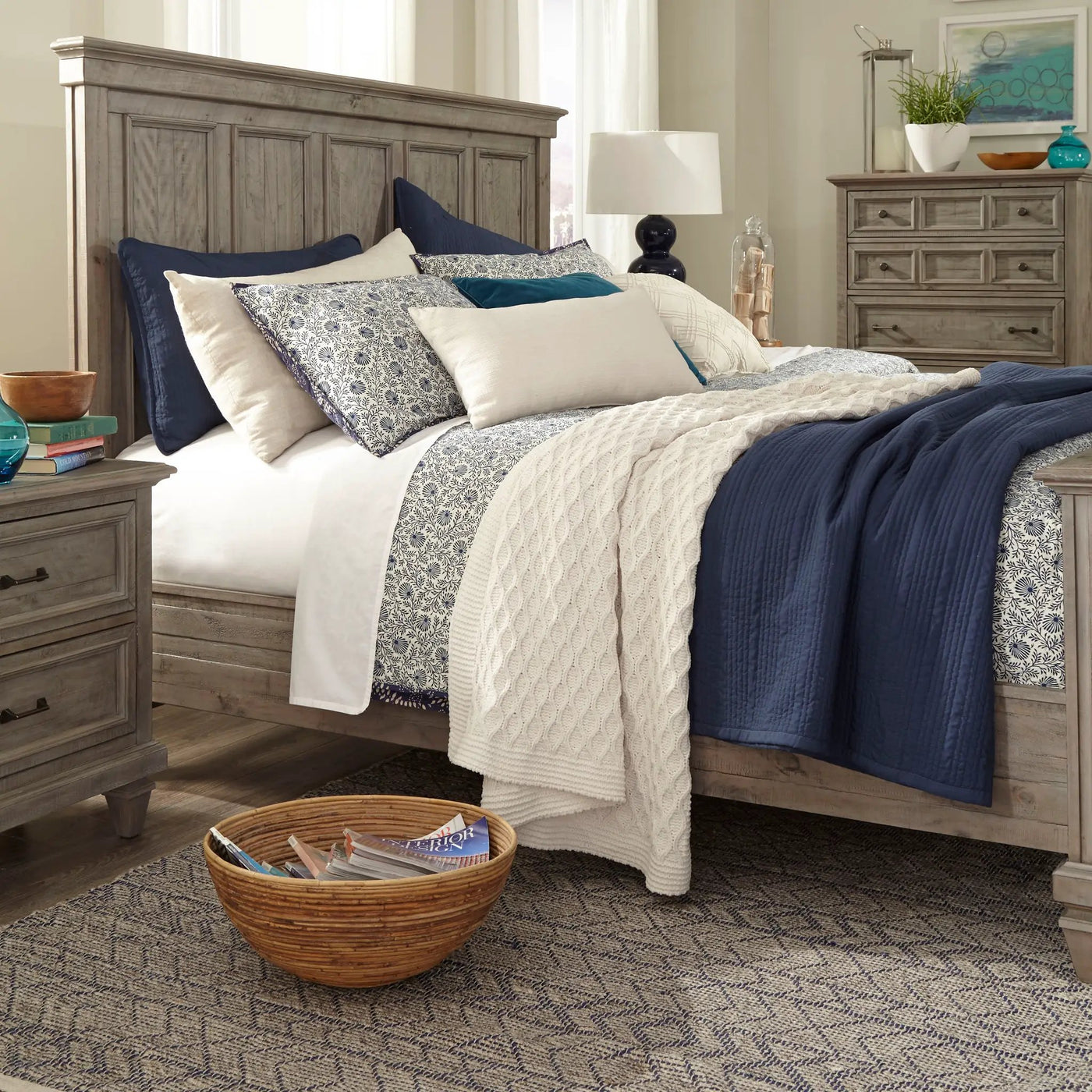 Lancaster - Complete Panel Bed by Unique Piece Furniture