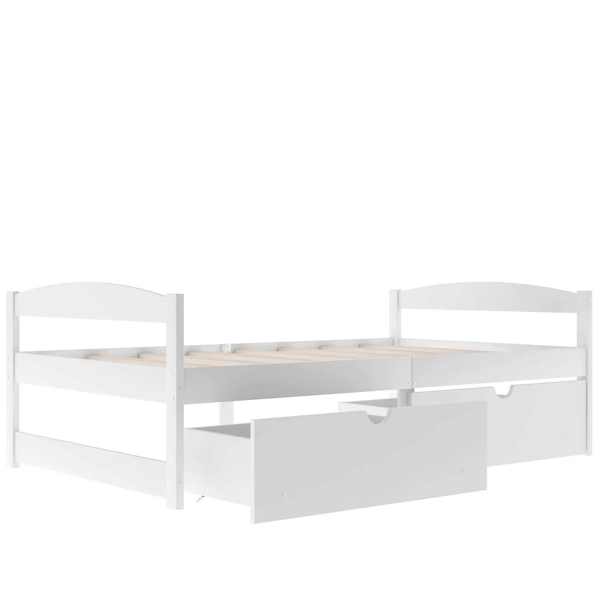 Platform Bed With 2 Drawers by Unique Piece Furniture