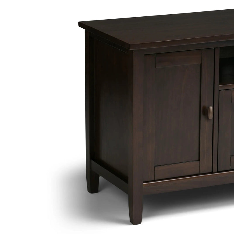 Warm Shaker - TV Media Stand Handcrafted - Tobacco Brown by Unique Piece Furniture