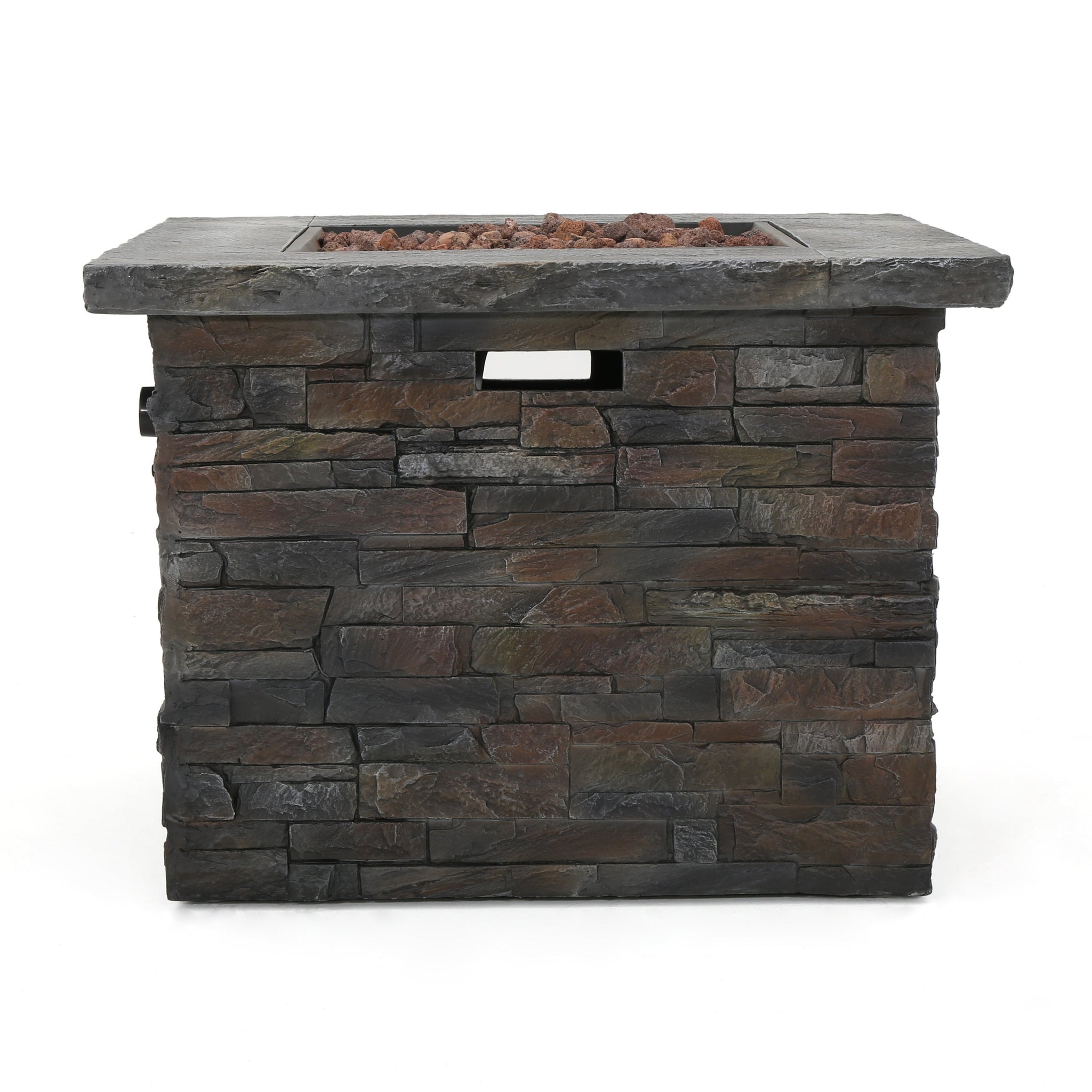 33' SQUARE MGO FIRE PIT - 40000 BTU. by HouseOfZazla