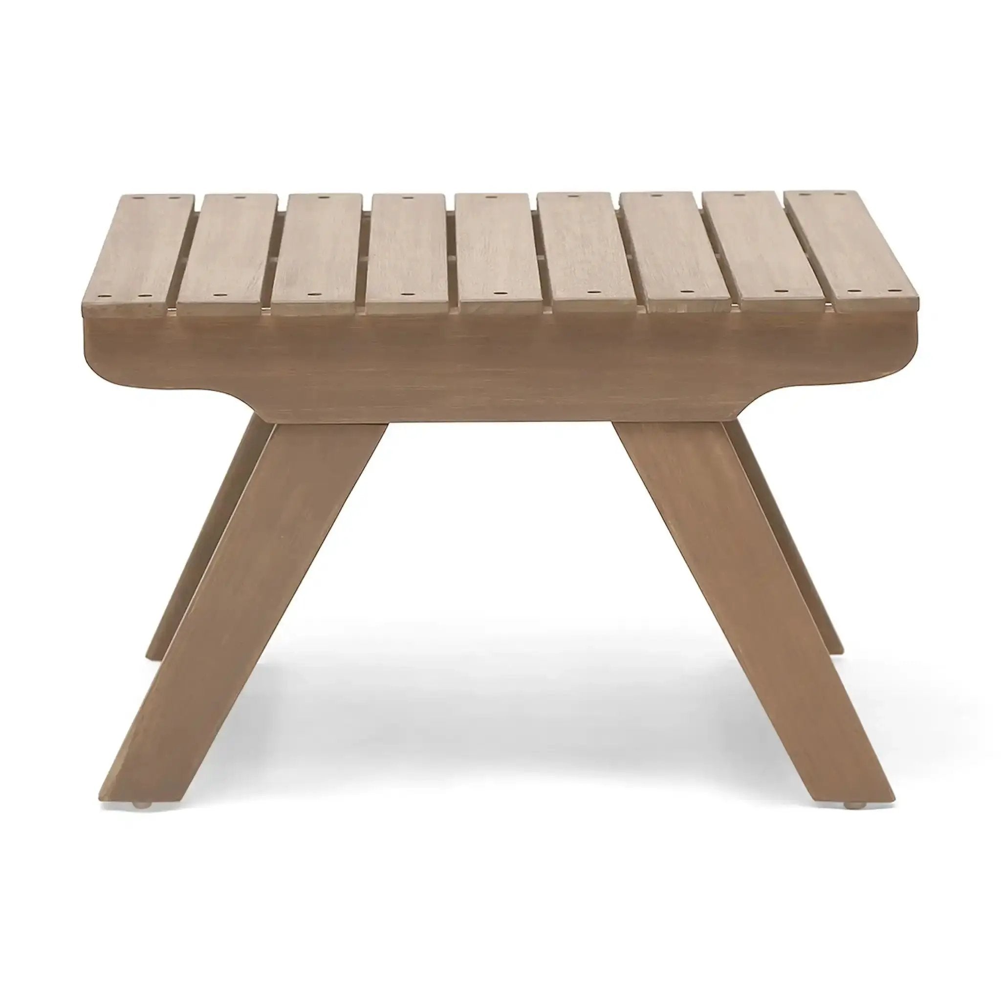 Sedona Outdoor Side Table With Open Slat Design by HouseOfZazla