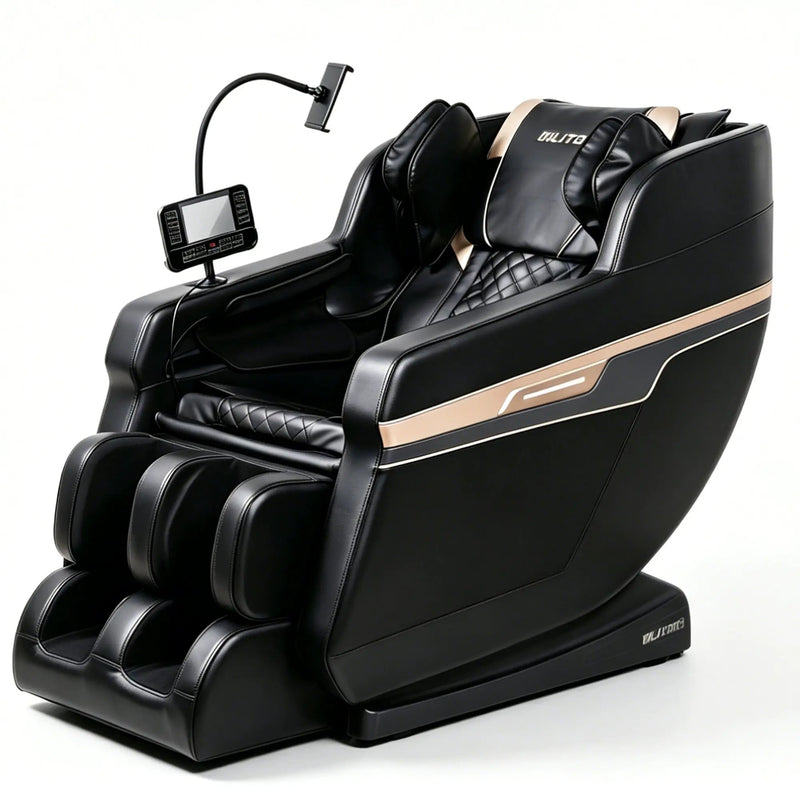Massage Chair Recliner with Zero Gravity and Full Body Air Pressure by HouseOfZazla