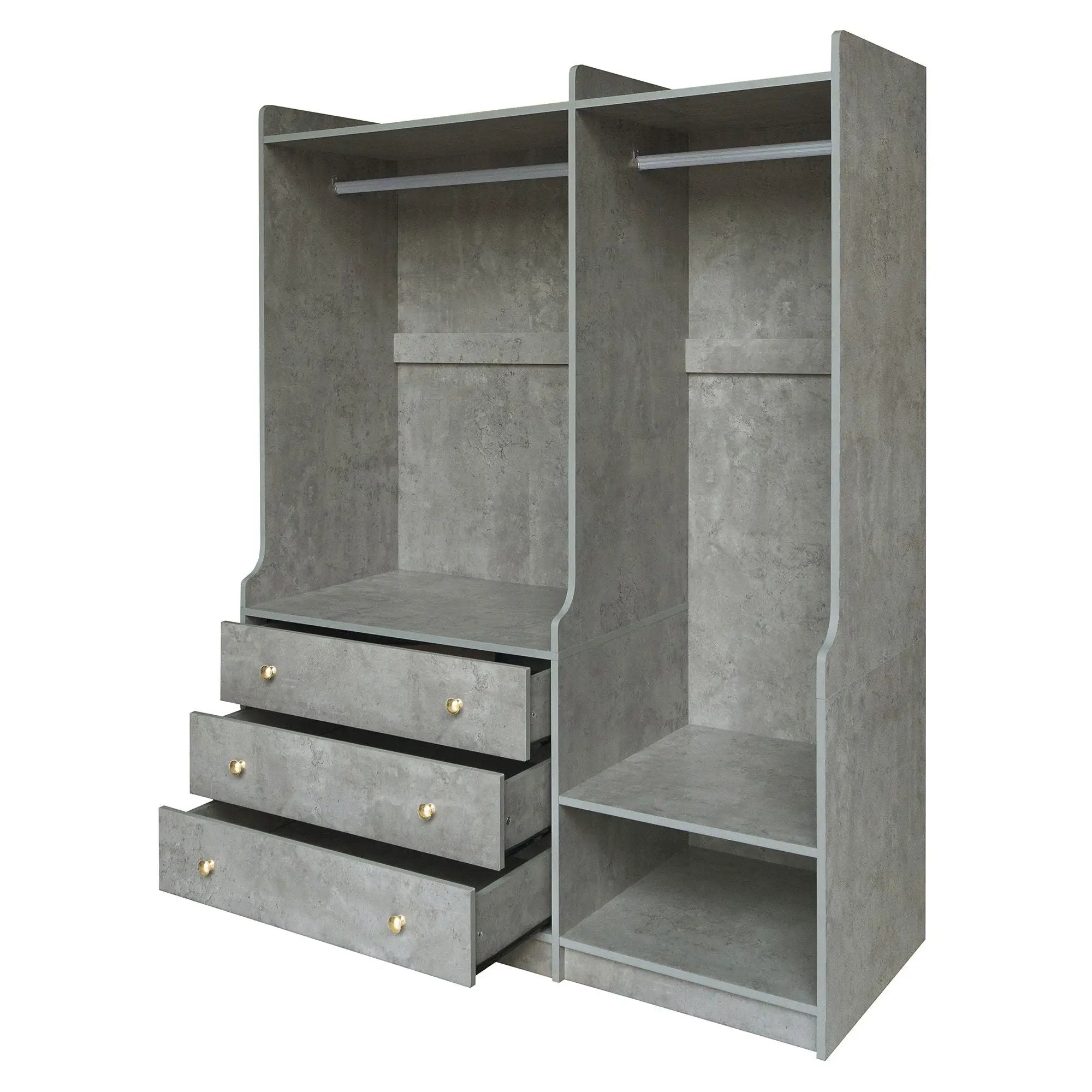 Open Wardrobe Storage For Bedroom by HouseOfZazla