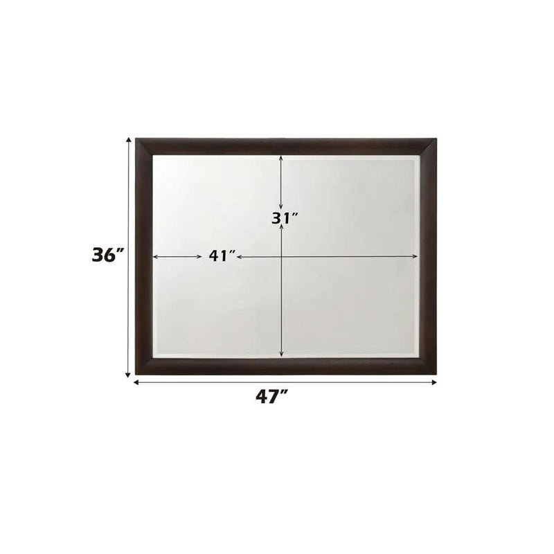 Tablita - Mirror - Dark Merlot by Unique Piece Furniture