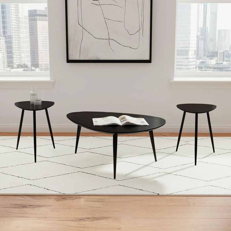 Xander - Triangular Coffee And End Table Set