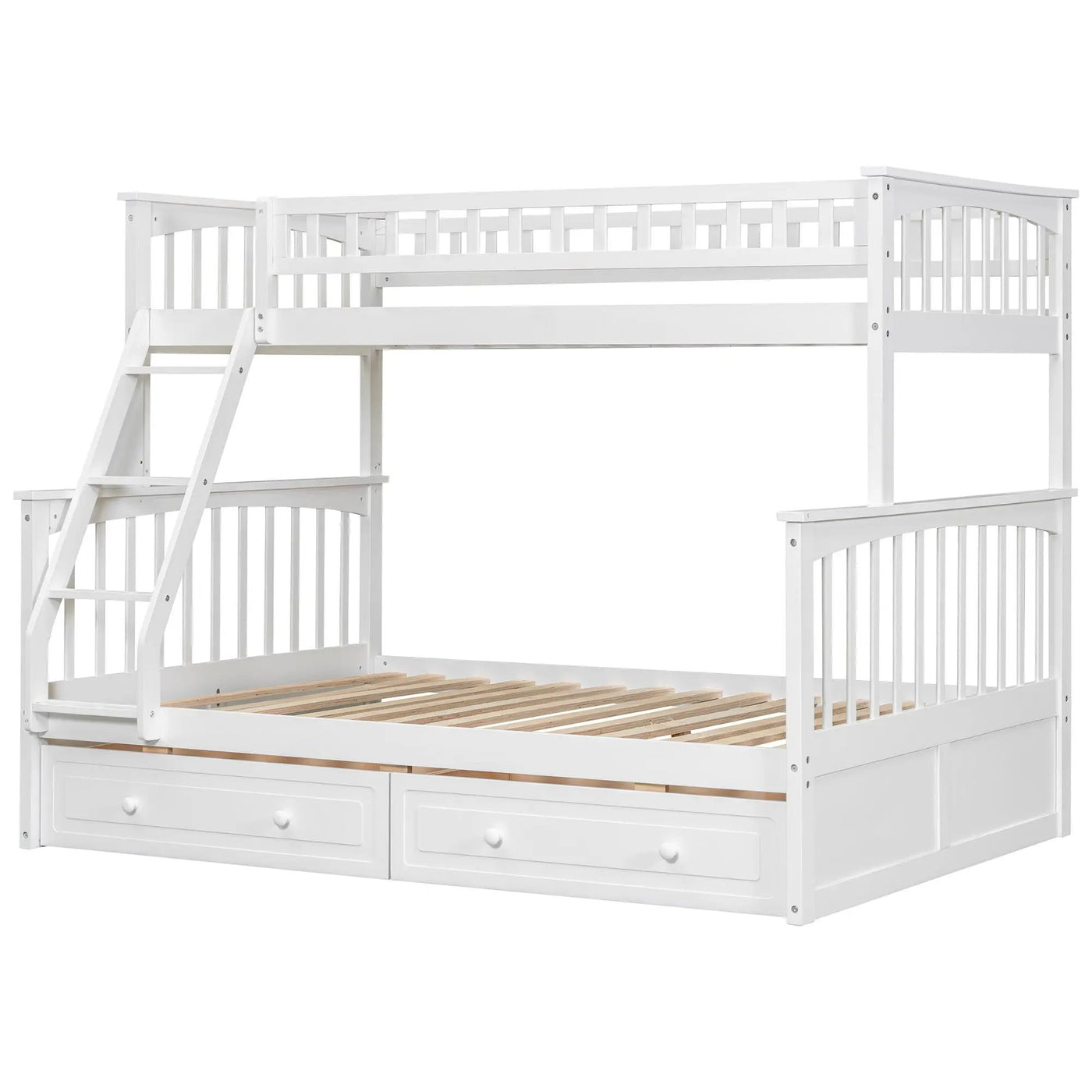 Bunk Bed With Drawers, Convertible Storage Bed by HouseOfZazla