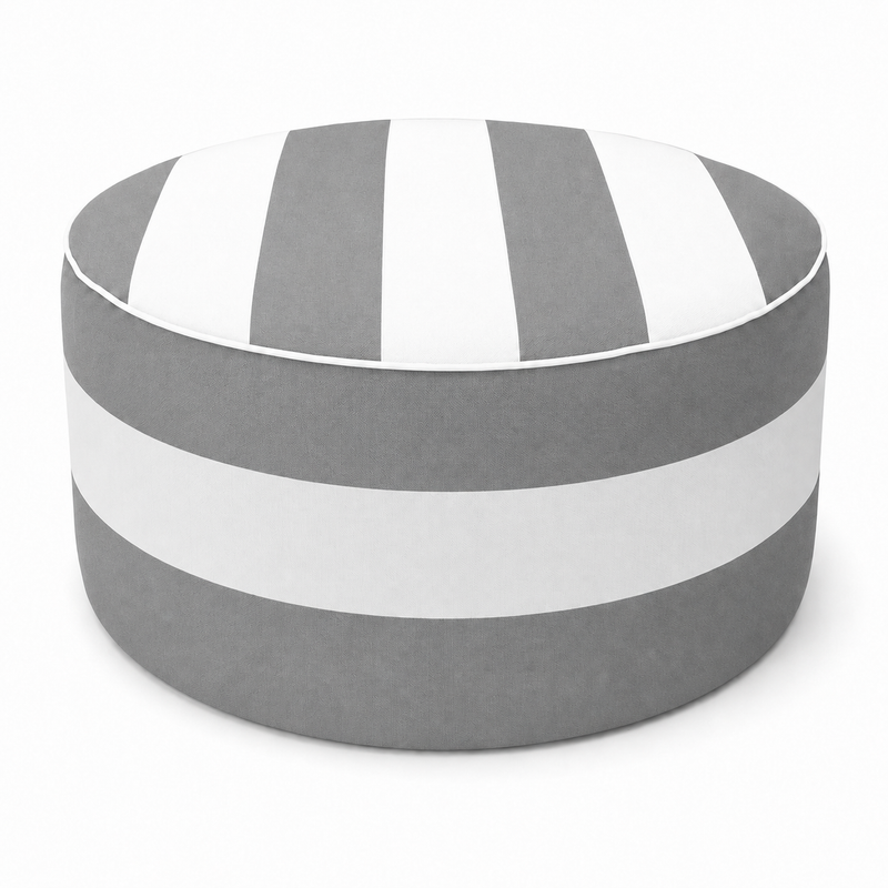 Outdoor Inflatable Ottoman 21"x21"x9" by HouseOfZazla