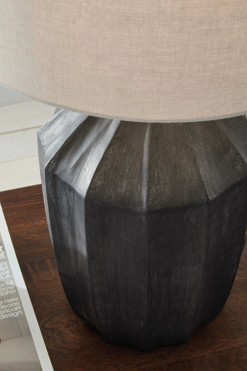 Jilton - Poly Table Lamp - Black by Unique Piece Furniture