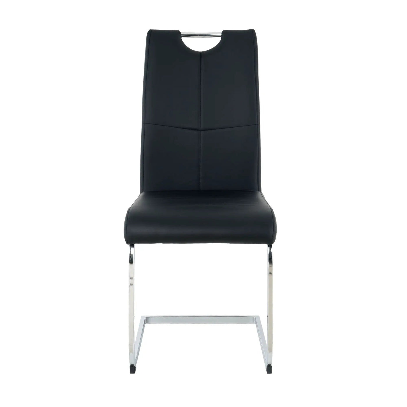Modern Dining Chairs With Padded Seat And Metal Legs by HouseOfZazla