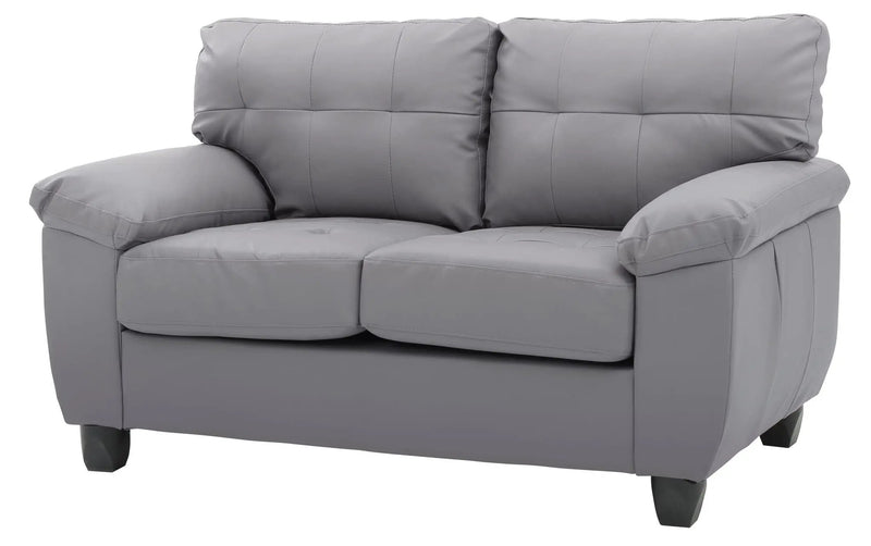 Stylish Loveseat With Padded Arms by Unique Piece Furniture