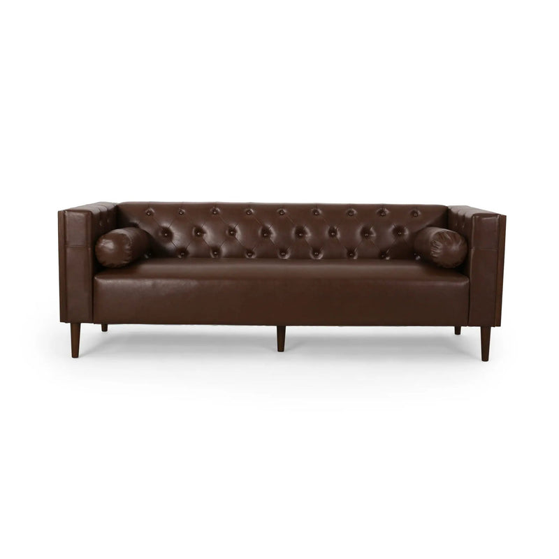Contemporary 3 Seater Sofa With Tufted Design by HouseOfZazla