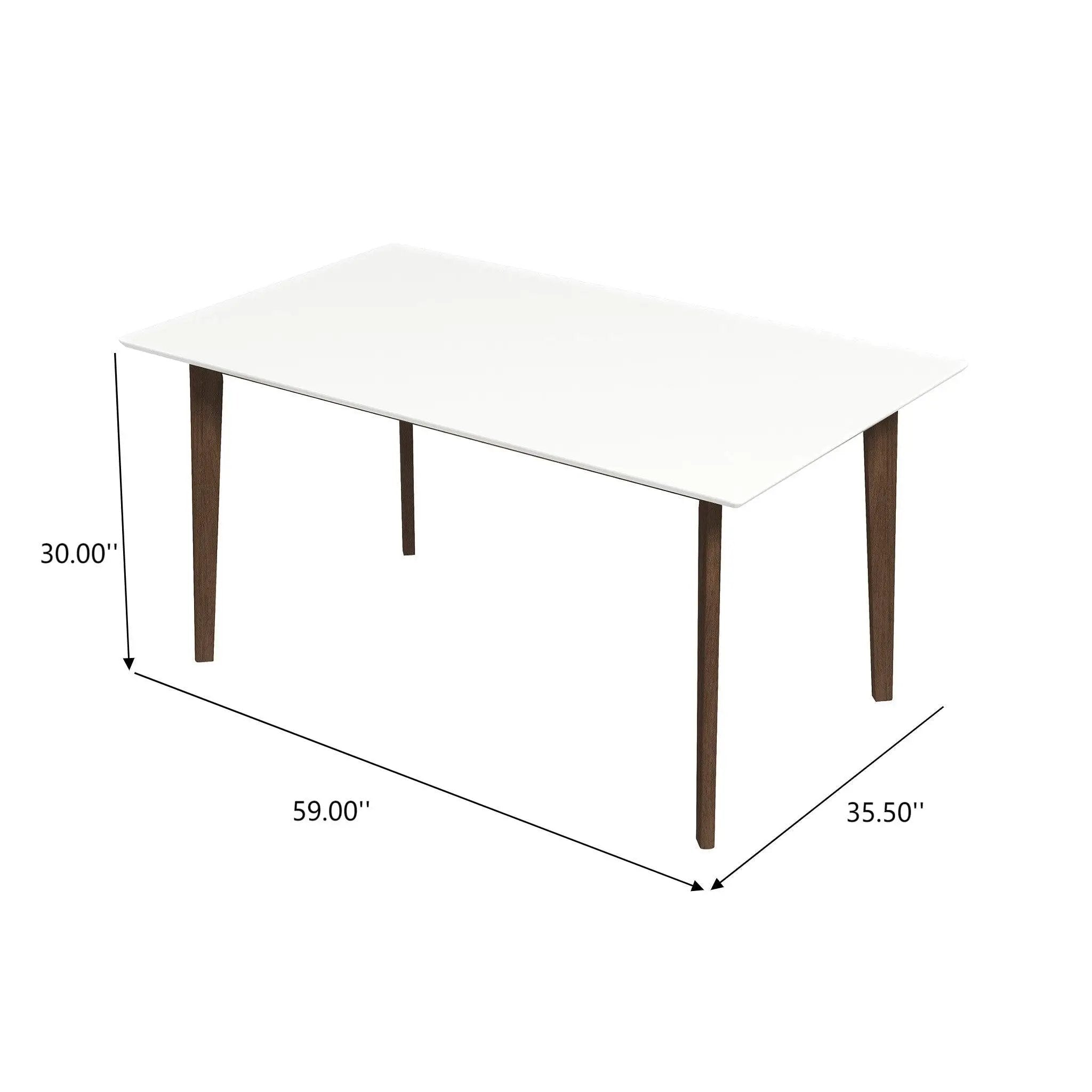 Levi - Modern Style Rectangular Dining Kitchen Table by Unique Piece Furniture
