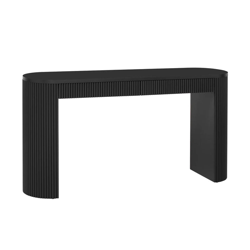 U_STYLE 58.3" Entryway Table with Large Top and Dual Drawers by HouseOfZazla