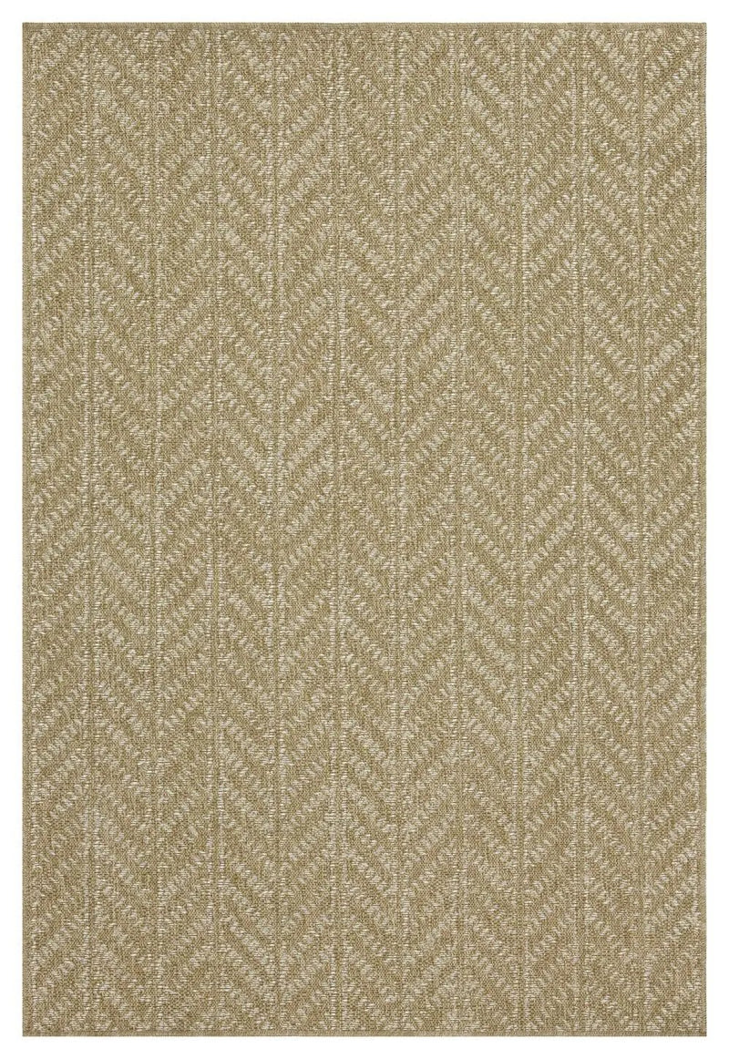 Earth - 5'3" X 7'3" Indoor, Outdoor Area Rug - Natural / White by Unique Piece Furniture