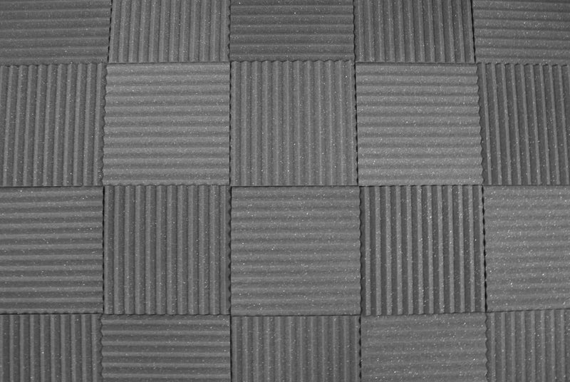 1 Inch Acoustic Foam Wedge Style Panels - 13 Color Options by SoundAssured
