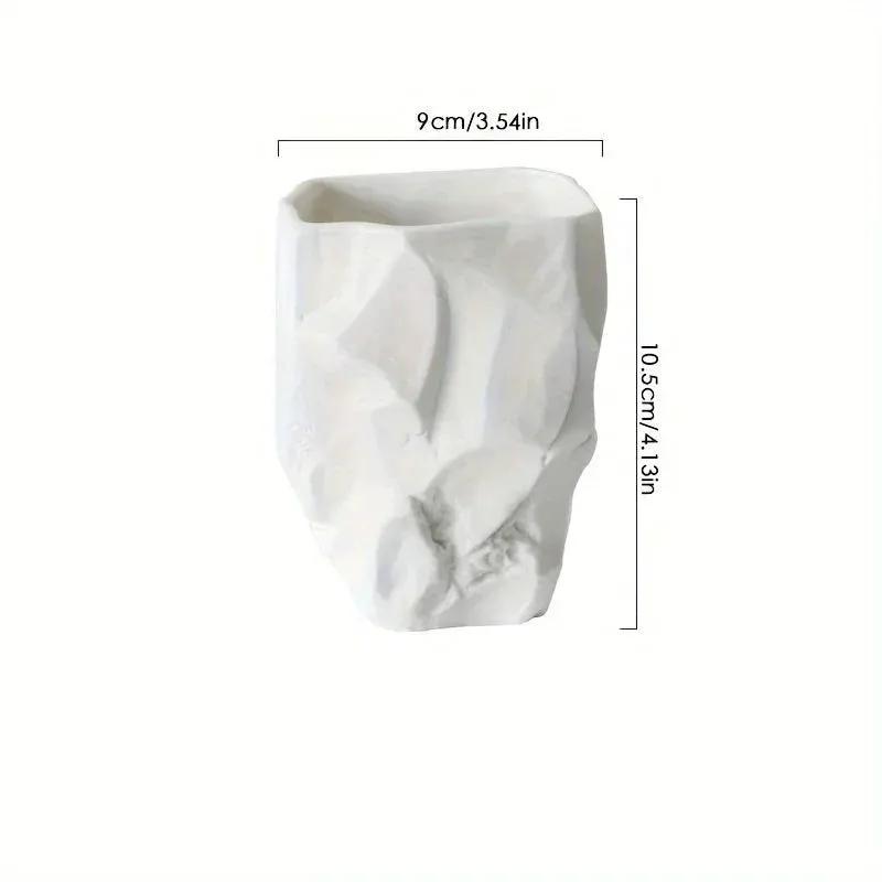 1pc Wabi-Sabi Wind Toothbrush Cup Creative Easter Stone Shape Ceramic Wash Cup Toothbrush Cup Nordic Ins Mouthwash Cup by House Of Avana