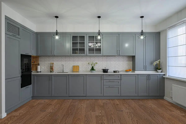 Ladson Clayborne Brushed End Cap Wood Look Moldings 2x0.63 in a finished room