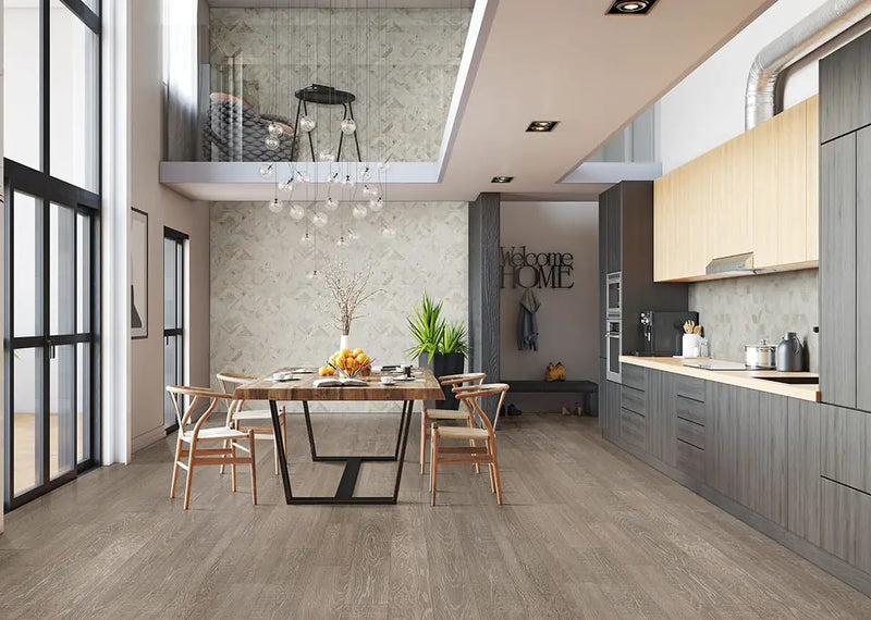 Ladson Hinton Brushed End Cap Wood Look Moldings 2x0.63 in a finished room