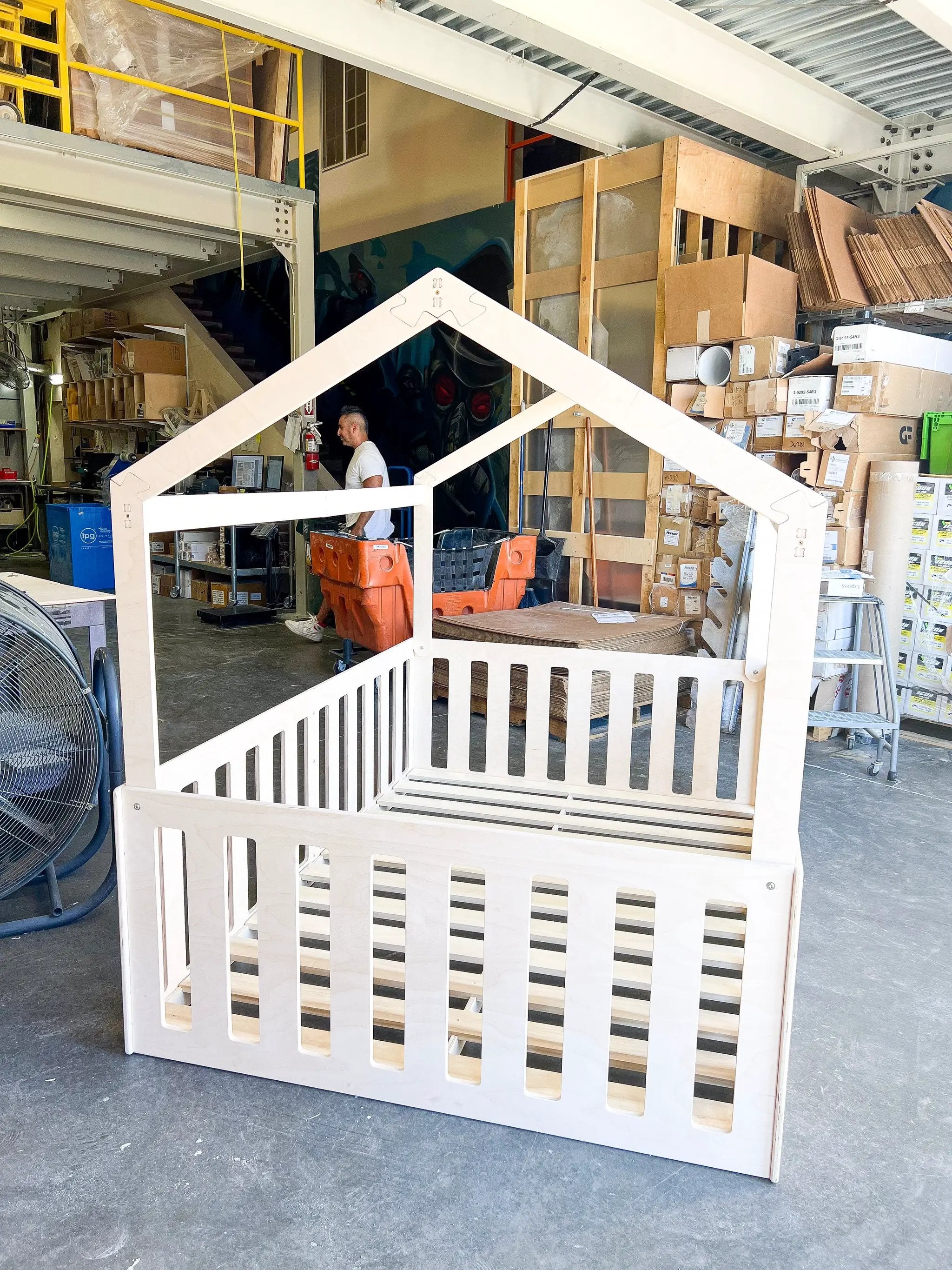 MIGUELITO- Twin Size House Bed by Bush Acres