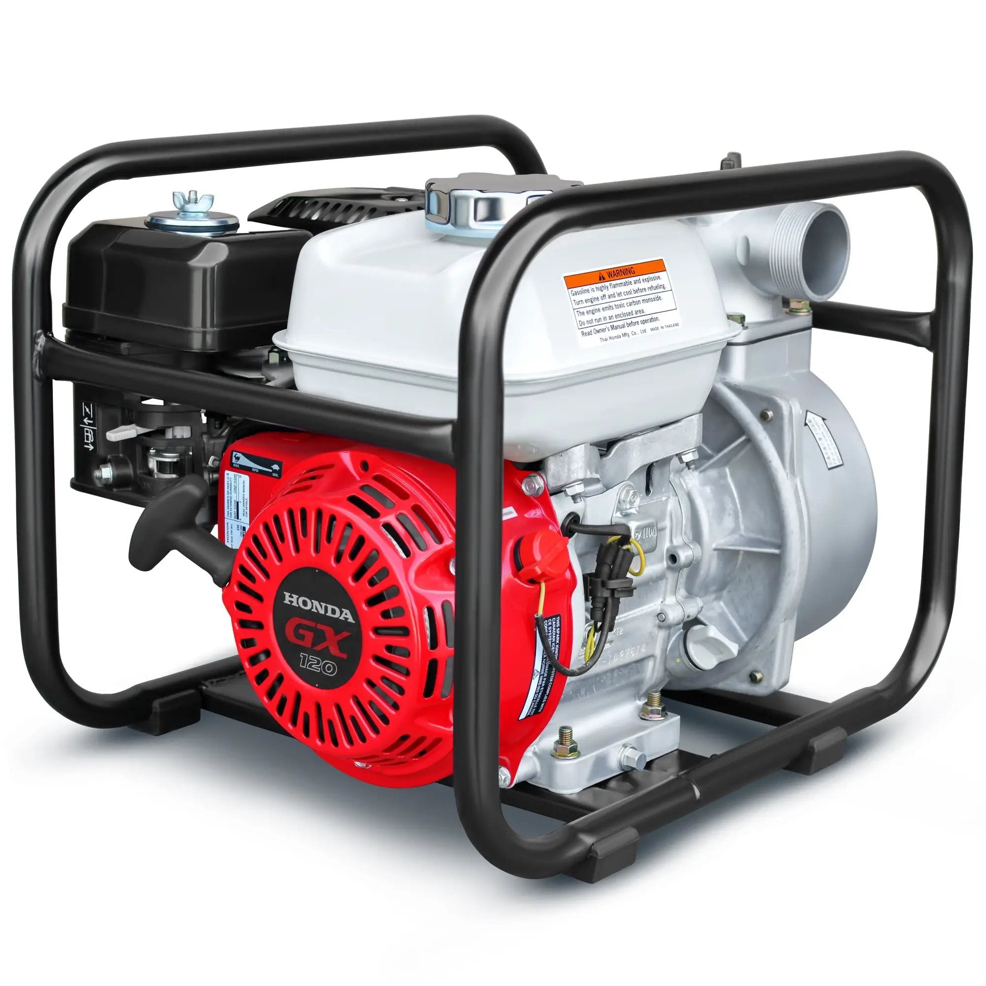 2 Inch Trash Water Pump 164 GPM 3.5HP GX120 powered by Honda Portable Utility by Tomahawk Power
