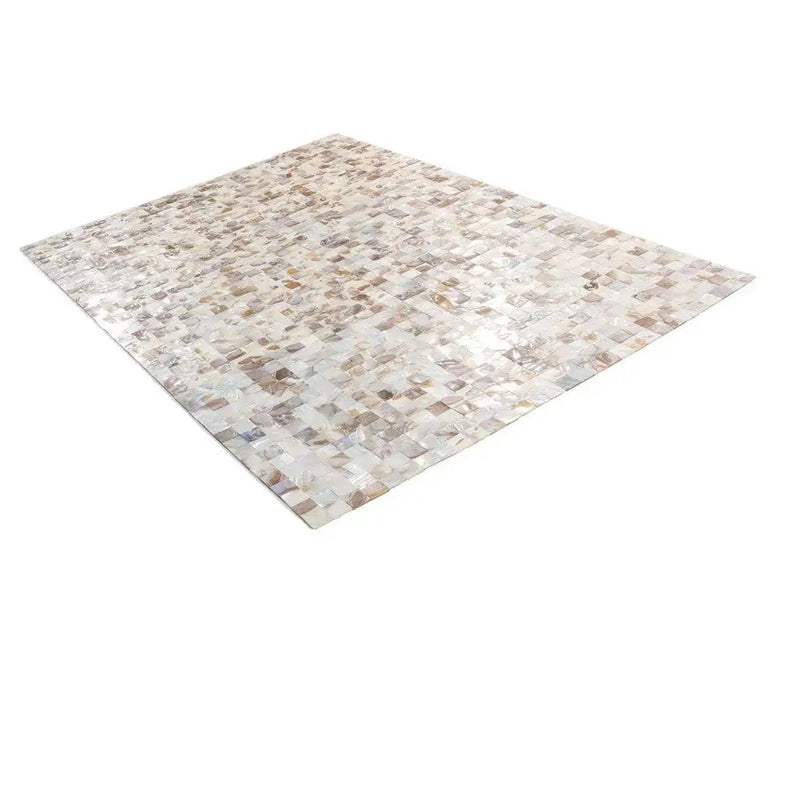 White Beige 12x12 Polished Square Shell Mother of Pearl Mosaic Tile (20 pack, 19.34 sq ft/case) by Apollo Tile