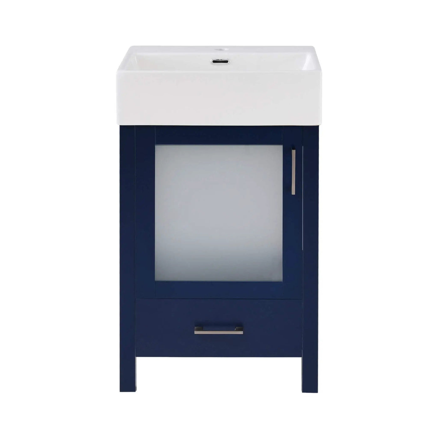 20-Inch Modern Bathroom Vanity With Ceramic Sink And Storage Cabinet (SAK83047) by SAKSBY WHOLESALE