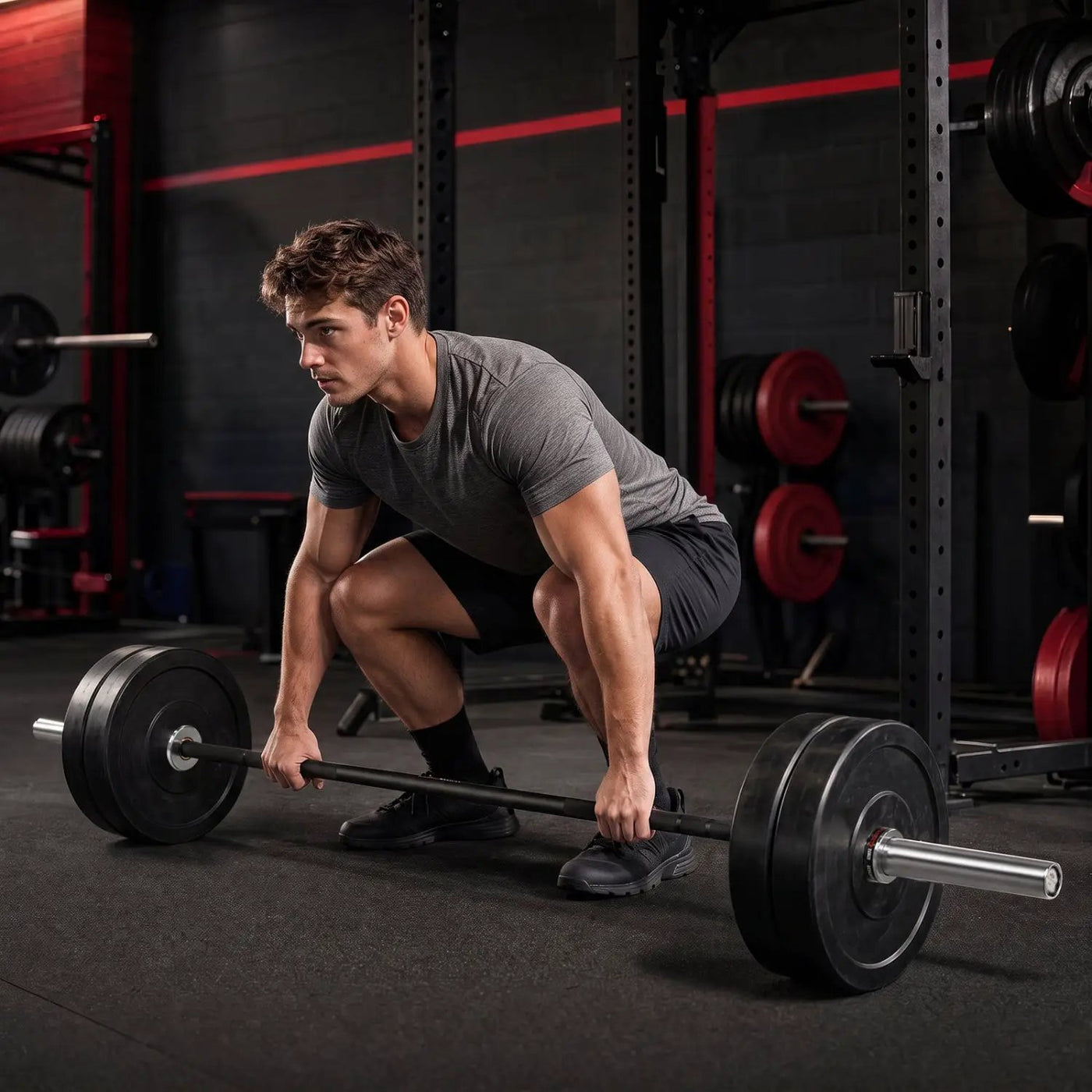 7ft Olympic Barbell 2000 lbs Capacity for Weightlifting by DirectDeals