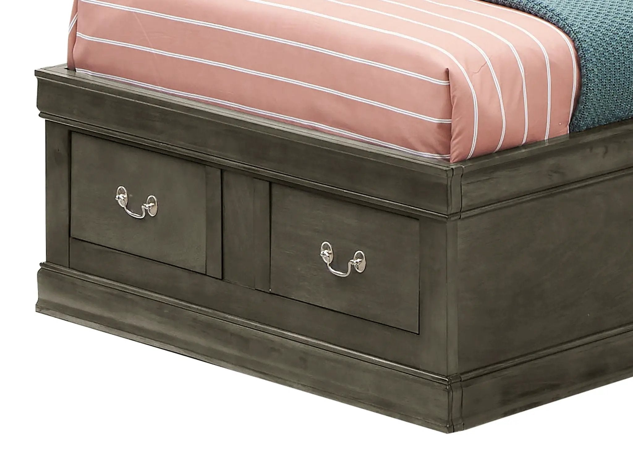 Traditional Style Bookcase Storage Bed by Unique Piece Furniture