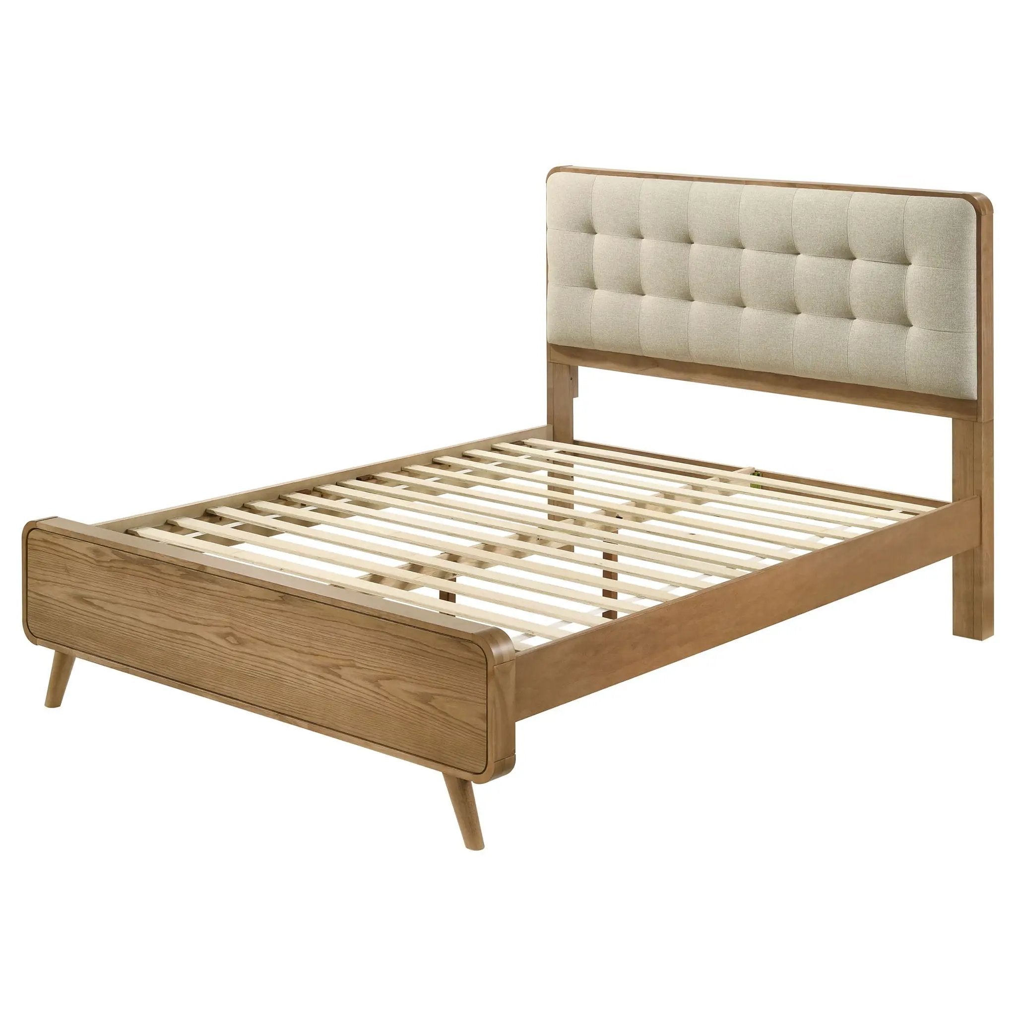 Robyn Wood California King Platform Bed Light Ash by Unique Piece Furniture