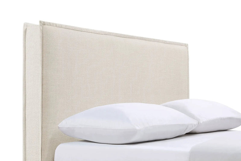 Izzy Upholstered Queen or Full Panel Headboard Sand by Unique Piece Furniture