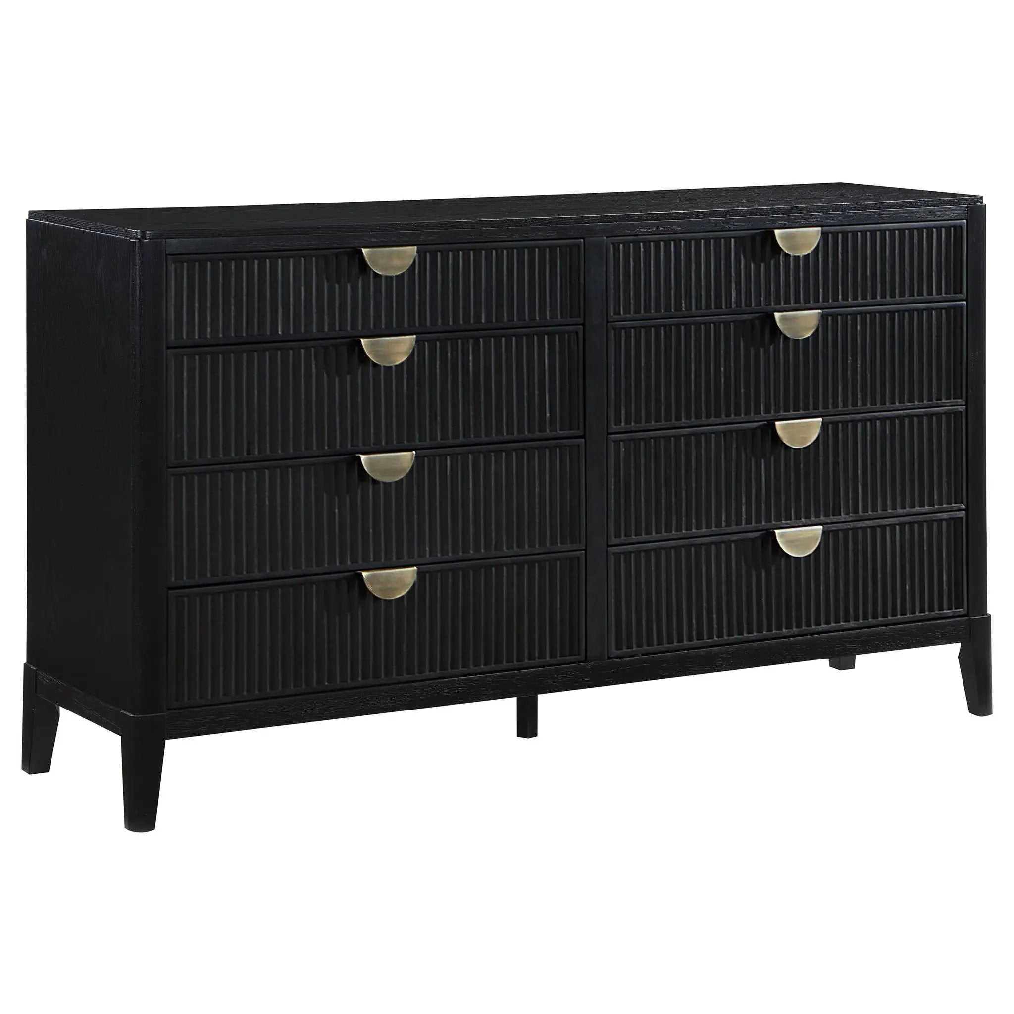Brookmead 4-piece Upholstered Cal King Bedroom Set Black by Unique Piece Furniture
