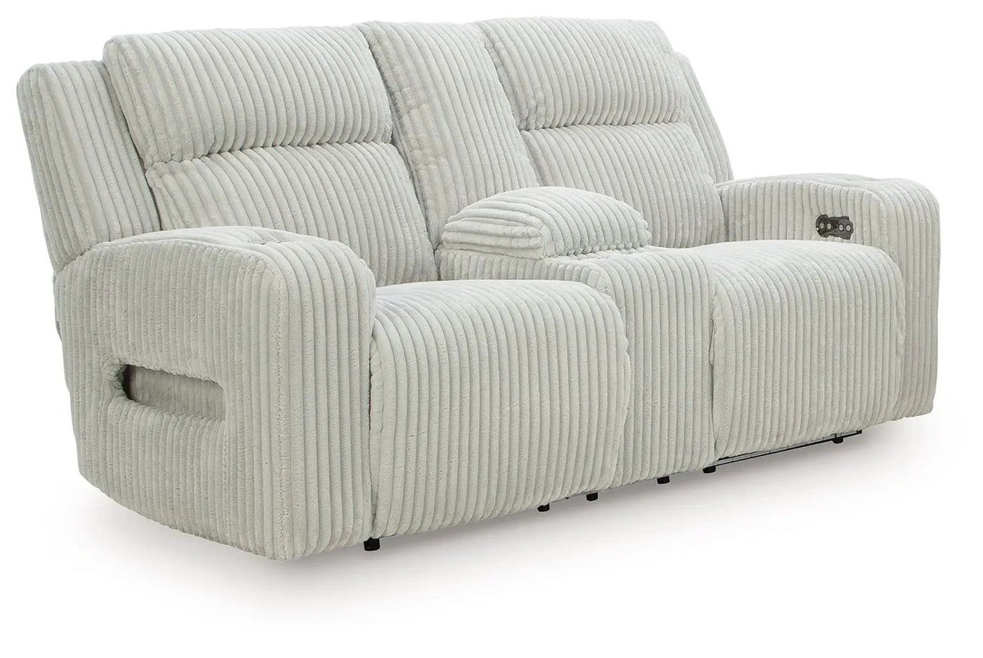 Forest Lake - Power Reclining Loveseat With Console / Adj Headrest by Unique Piece Furniture