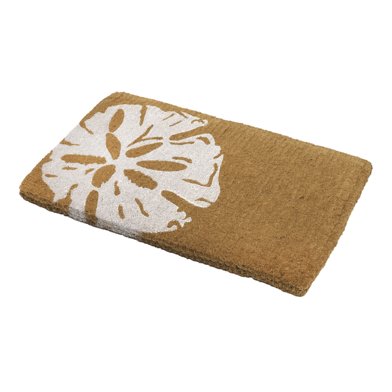 Sand Dollar Coir Doormat by Fab Habitat