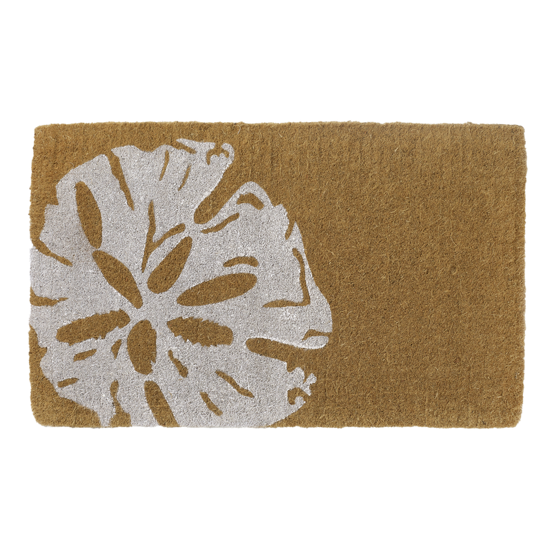 Sand Dollar Coir Doormat by Fab Habitat