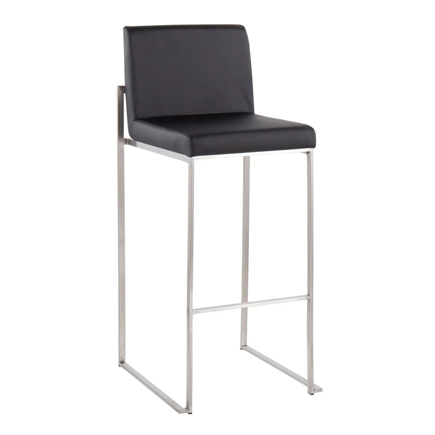 Fuji - Contemporary And Modern Elegance High Back Barstool by HouseOfZazla