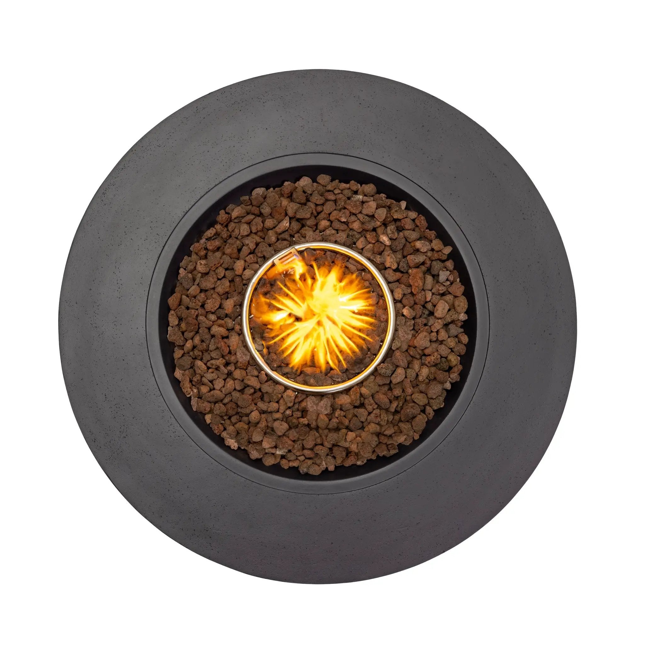 40' Round Outdoor Propane Fire Pit Table by HouseOfZazla