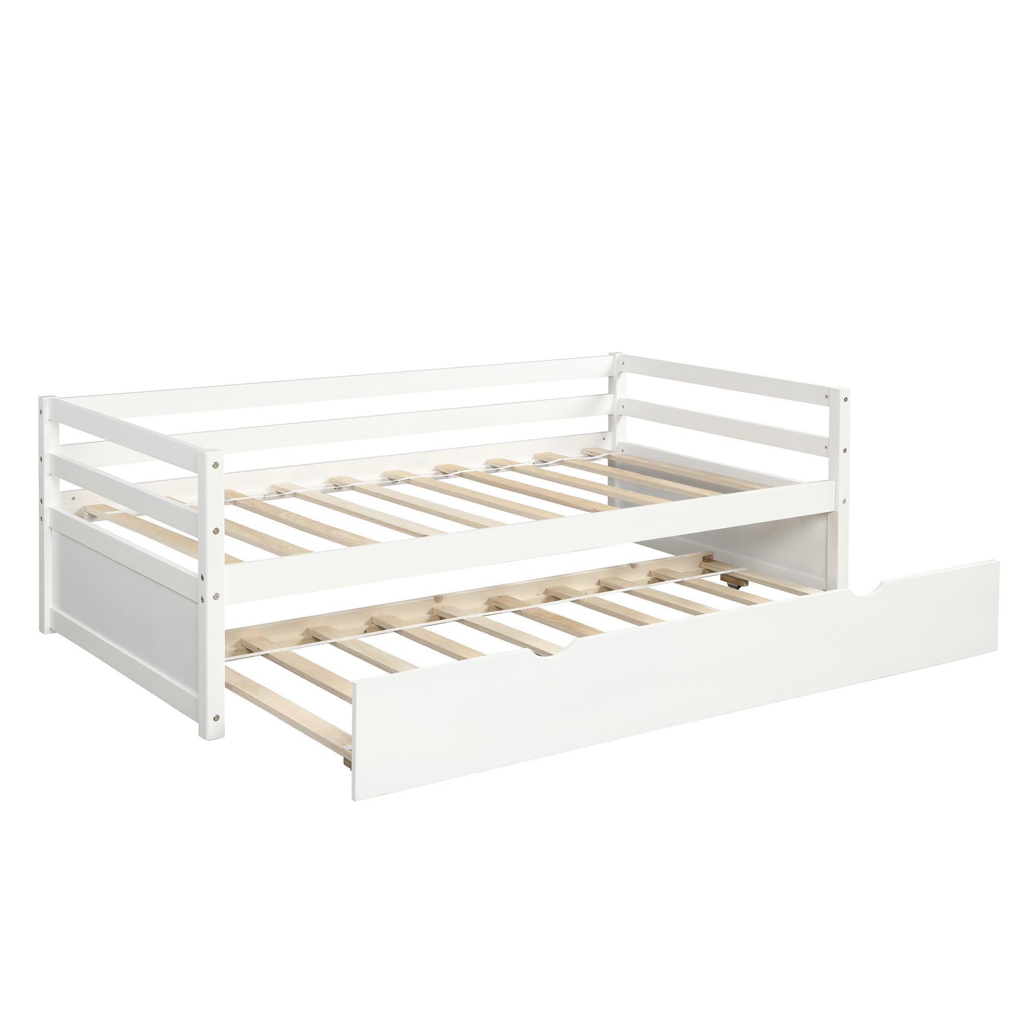 Daybed with Trundle Frame Set, Twin Size by HouseOfZazla