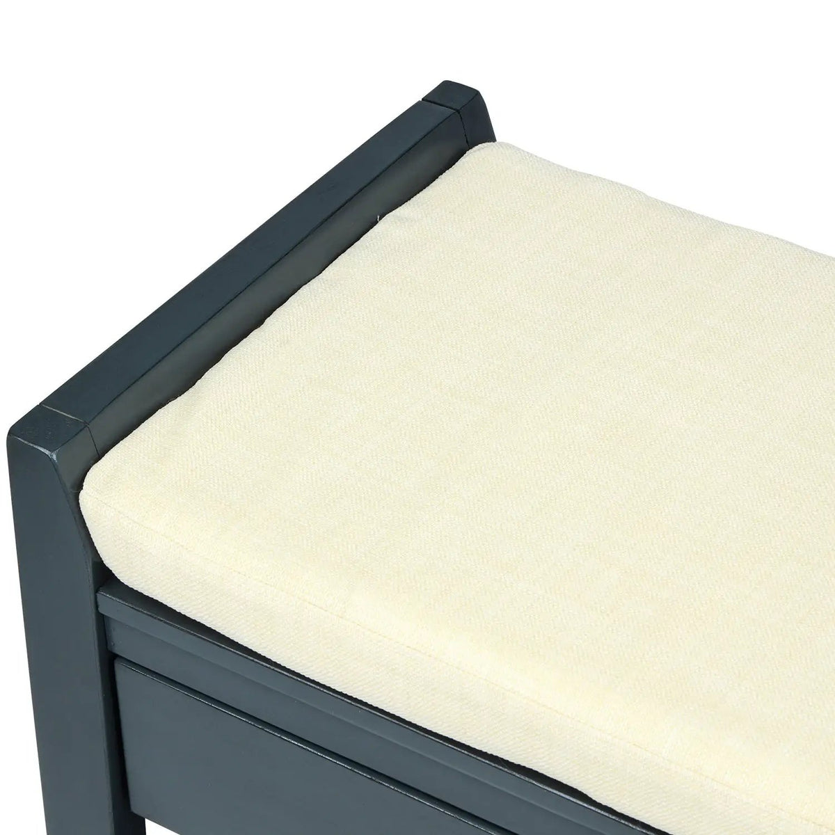 TREXM Shoe Rack with Cushioned Seat and Drawers by HouseOfZazla