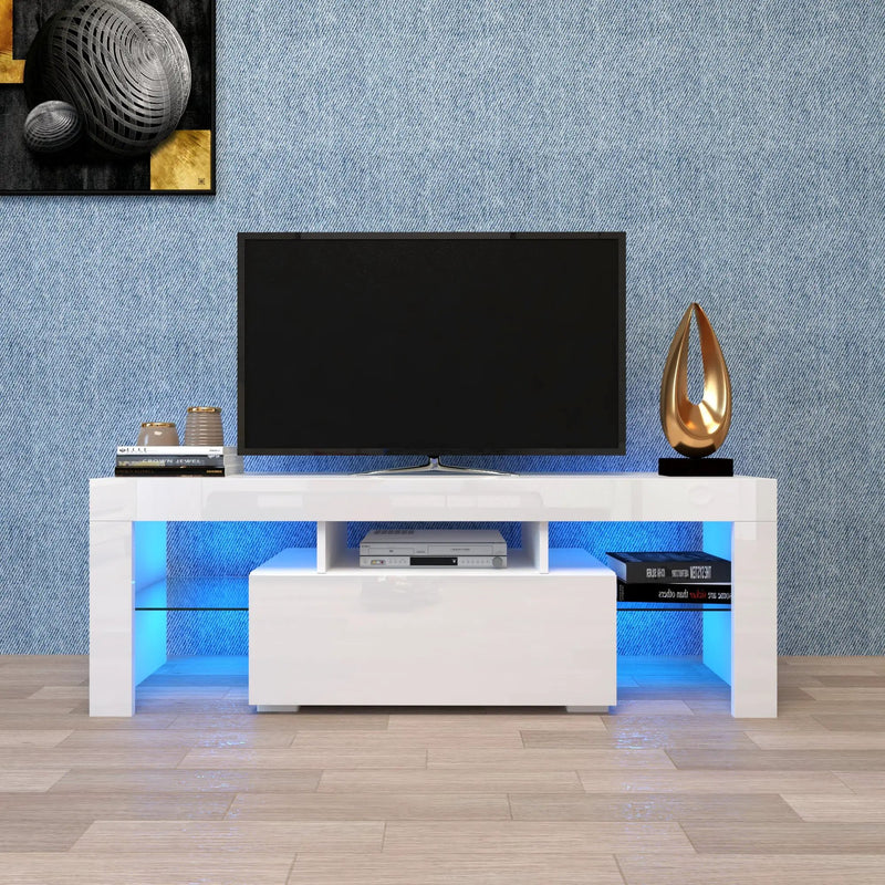 Entertainment TV Stand with LED Light by HouseOfZazla