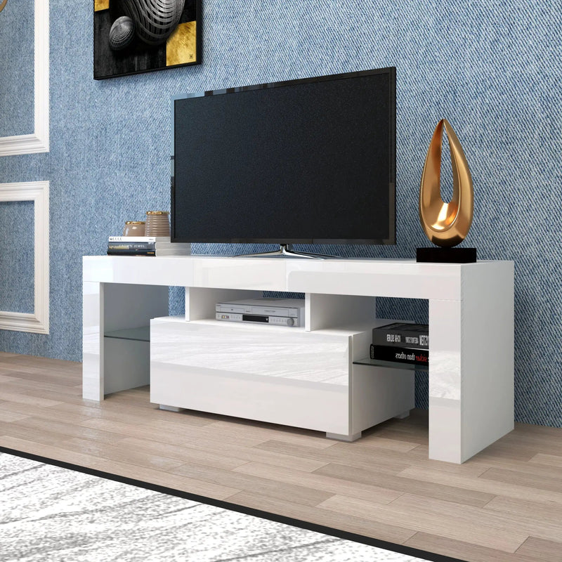 Entertainment TV Stand with LED Light by HouseOfZazla