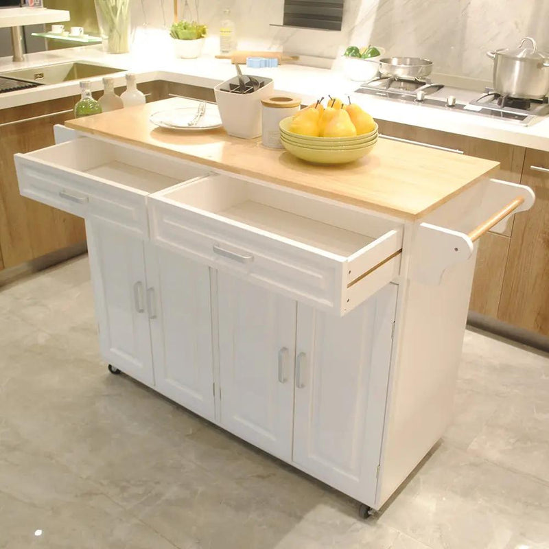 Mobile Kitchen Island & Kitchen Cart by HouseOfZazla