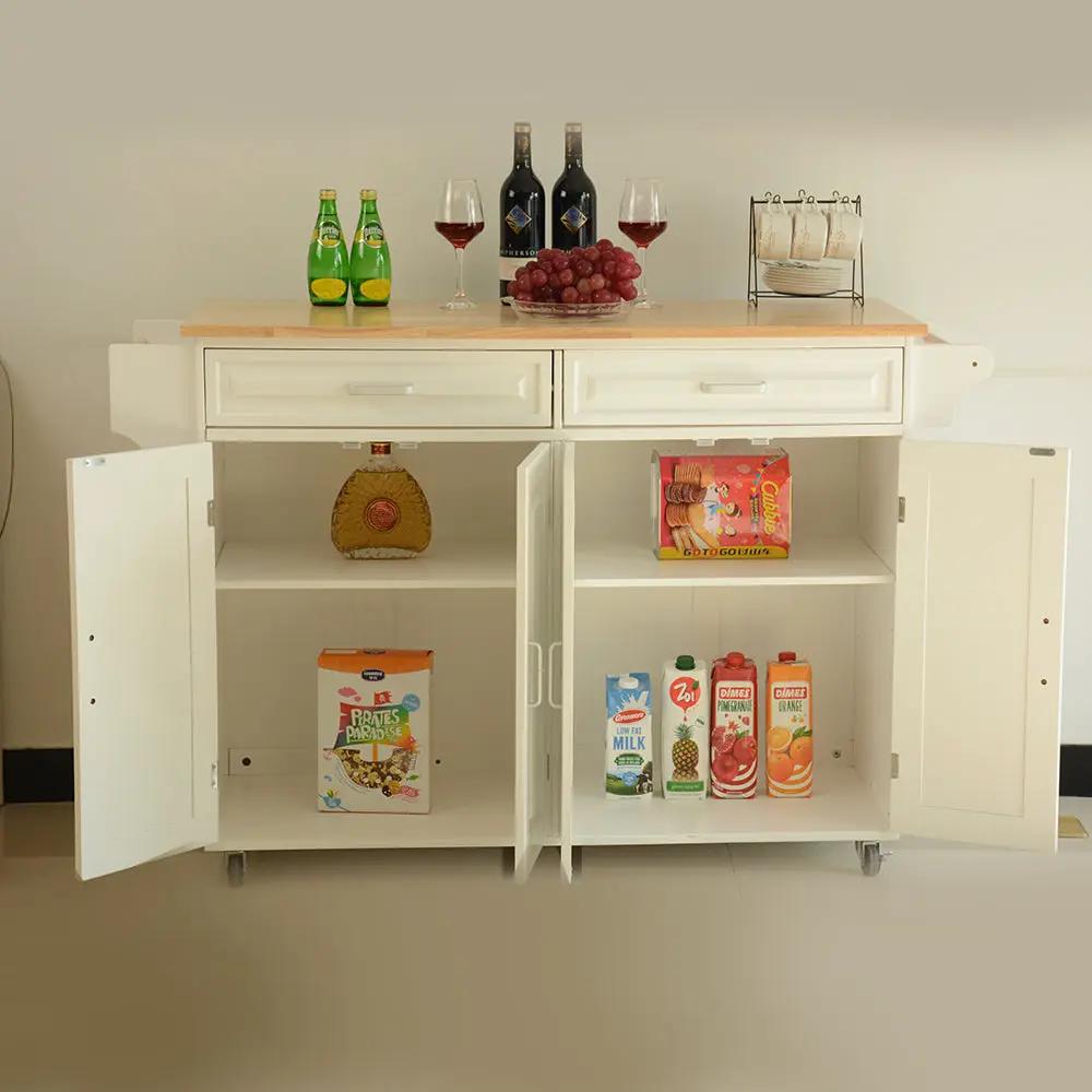 Mobile Kitchen Island & Kitchen Cart by HouseOfZazla